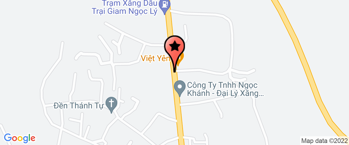 Map go to Thanh Nhan Bac Giang Company Limited