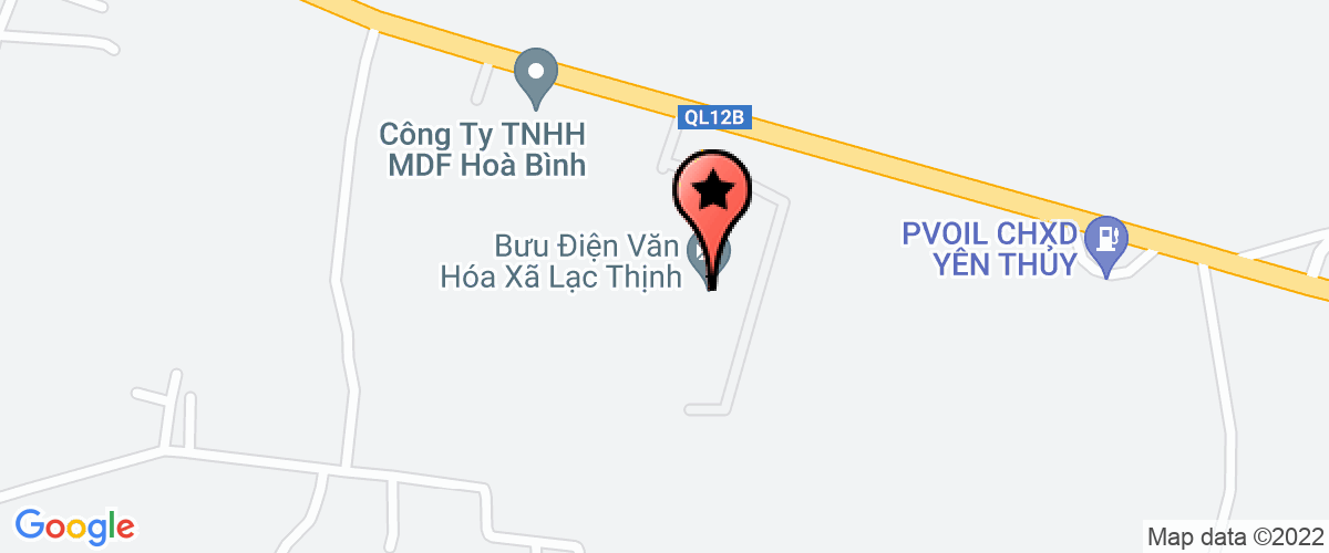 Map go to Lac Thinh Elementary School