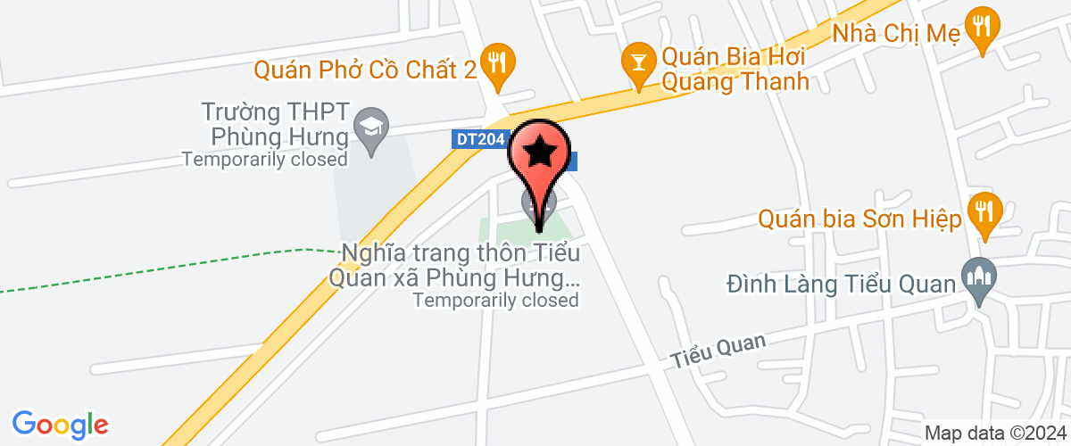Map go to Doanh nghiep tu nhan Hoang Thong