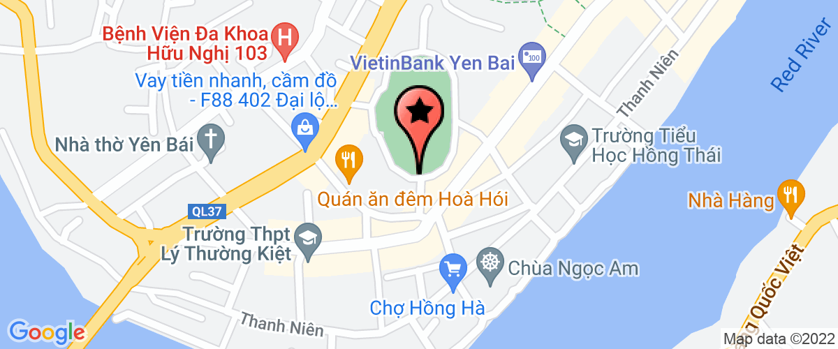Map go to thuong mai khach san Bao Hung Company Limited