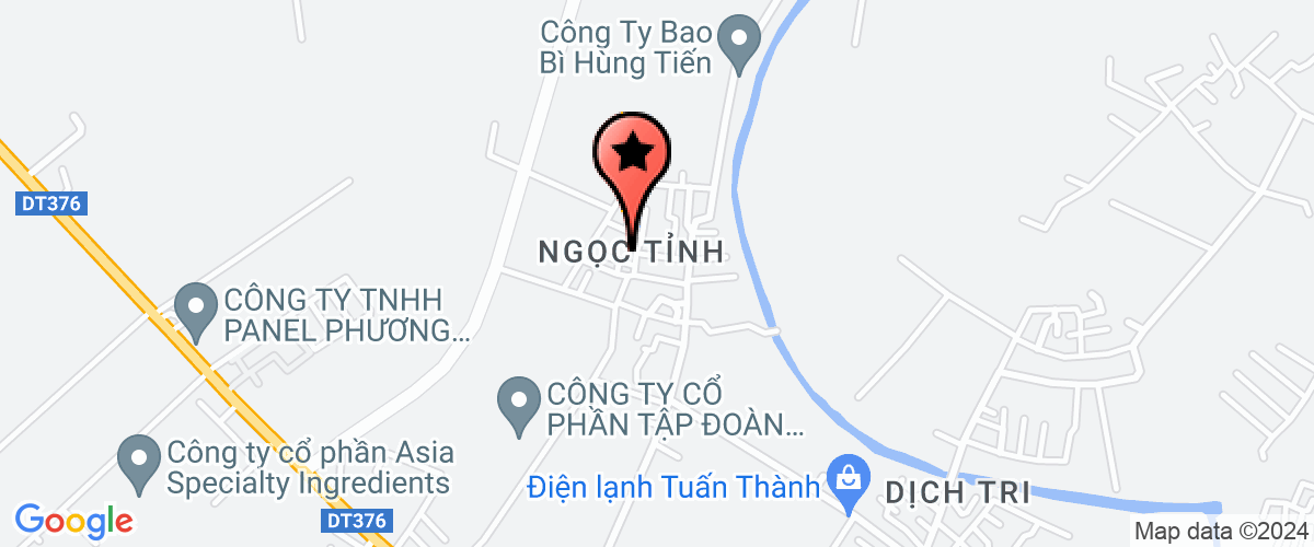 Map go to in Hung Linh Company Limited