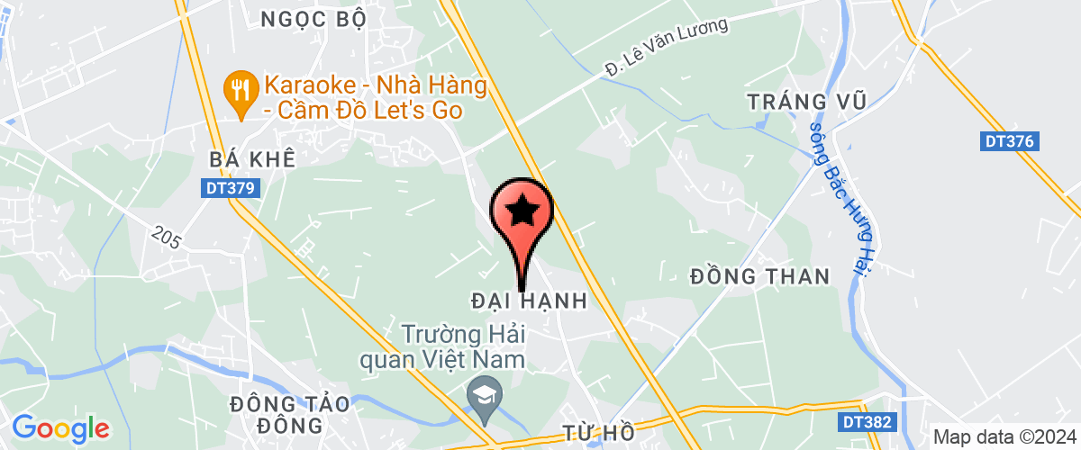 Map go to UBND xa Hoan Long