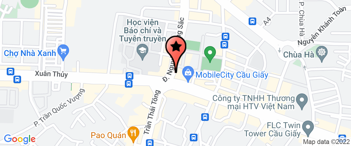 Map go to Mobile Ngan Tra Technology Company Limited