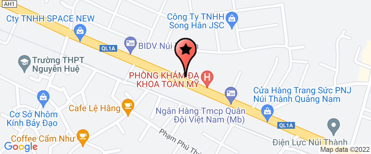 Map go to Duong Trung Chu Lai Company Ltd