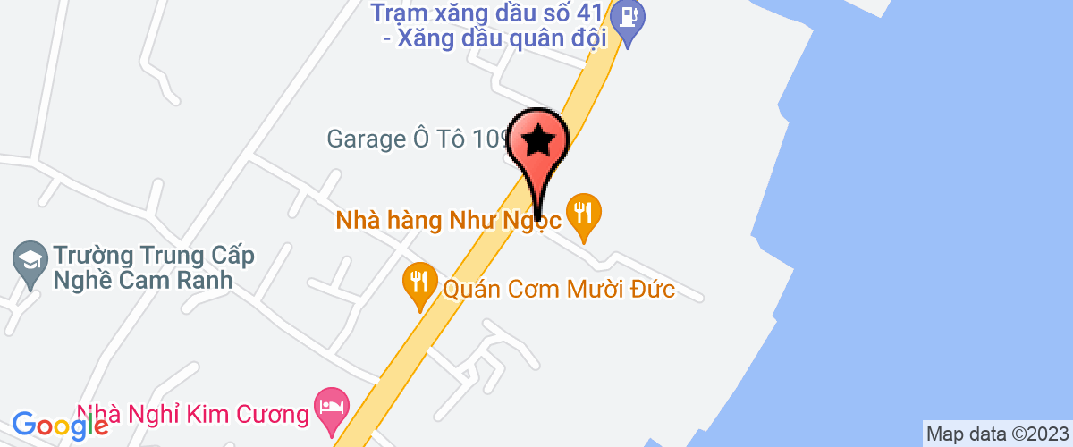 Map go to Bien Ngoc Aquaculture Investment Joint Stock Company