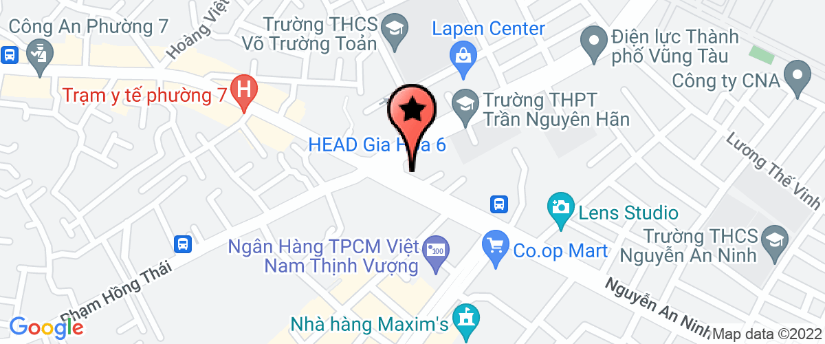 Map go to Tran Thanh Tung (HKD Nha may nuoc dA 1-6)