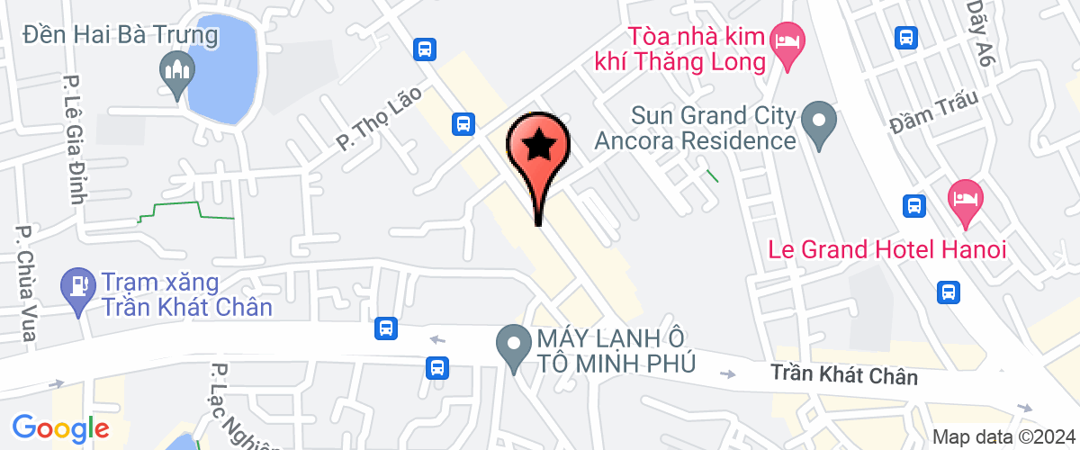 Map go to Binh An Joint Stock Company