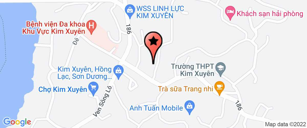 Map go to thuong binh xa Hong Lac Co-operative