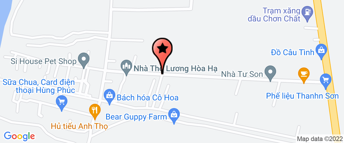 Map go to Ngoc Yen Ben Luc Private Enterprise