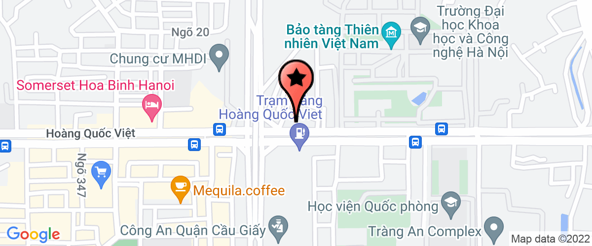 Map go to Vien phat trien suc khoe cong dong anh sang
