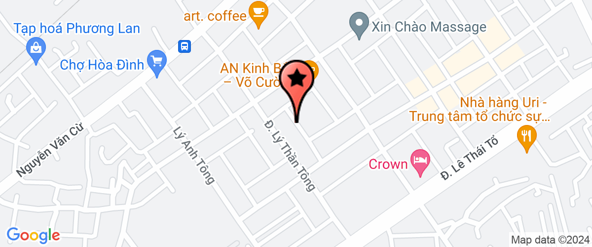 Map go to Representative office of   Trung Hang in Bac Ninh Services And Trading Company Limited