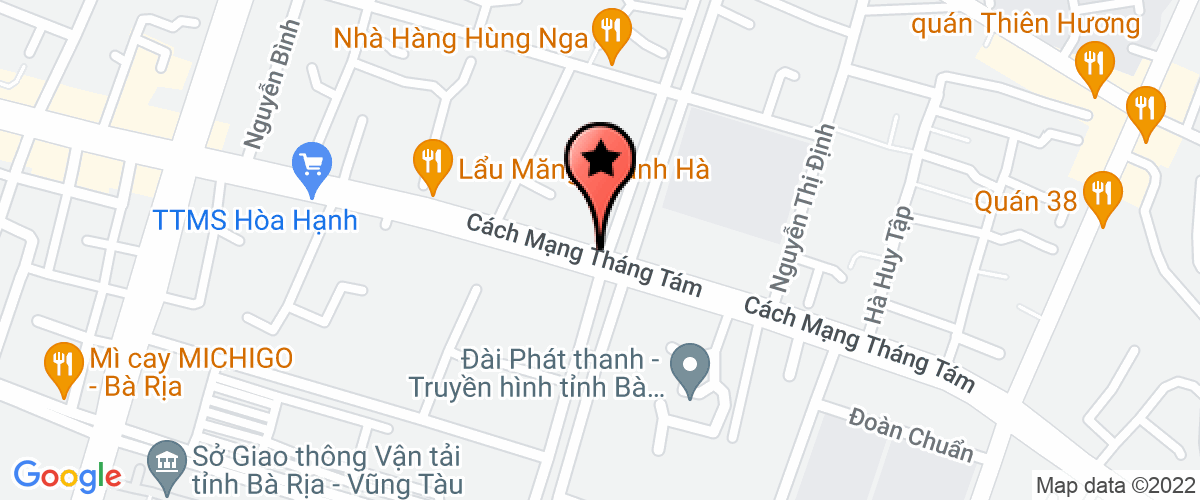 Map go to Dai Quang Import Export Trading Production Construction Company Limited