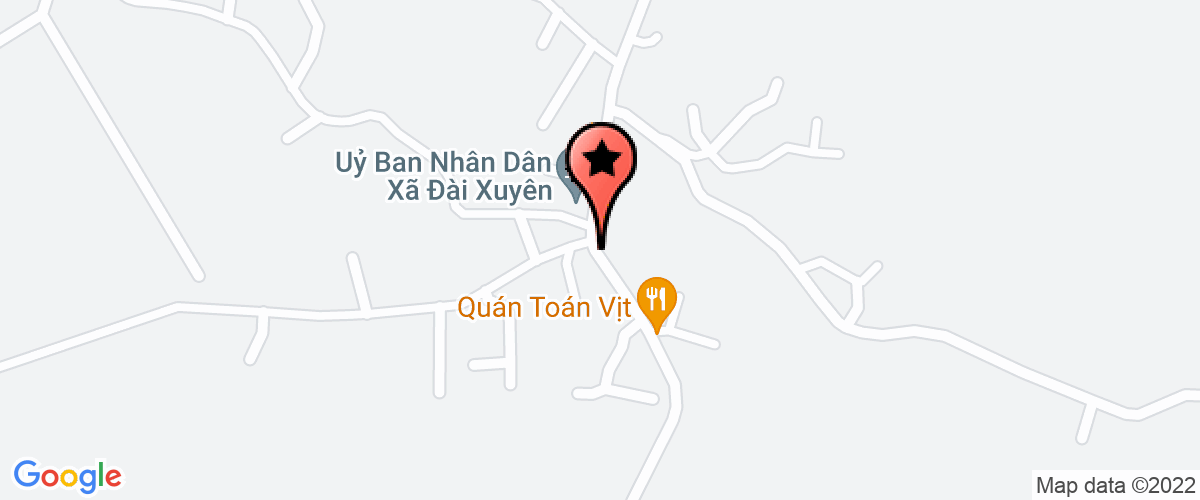 Map go to Uy ban nhan dan xa Dai Xuyen Van Don District