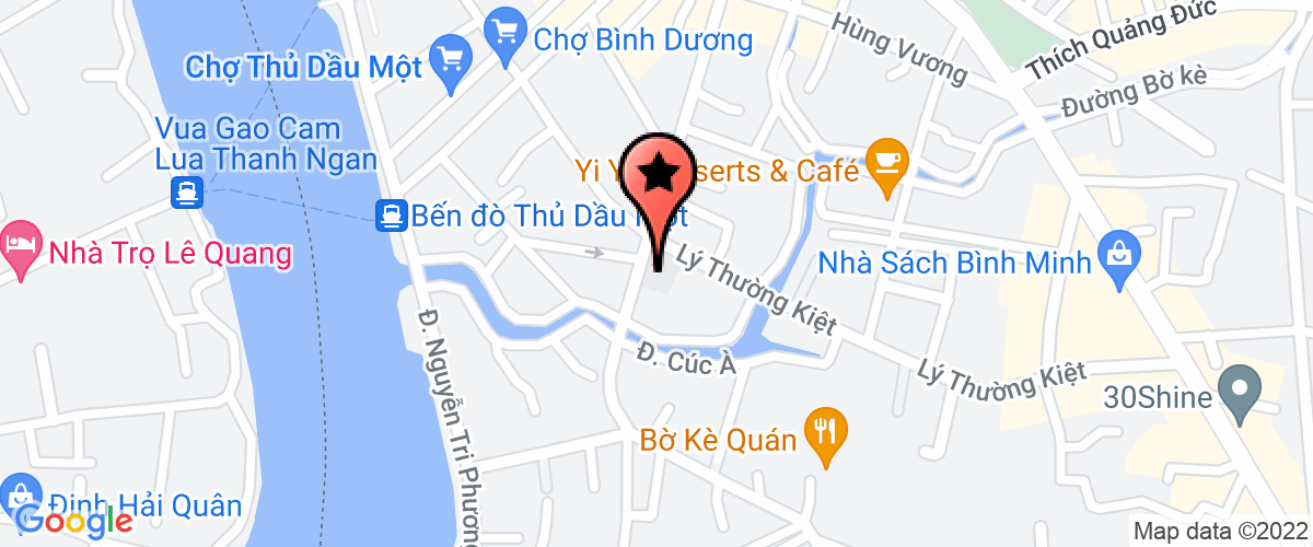 Map go to Nguyen Trai Elementary School