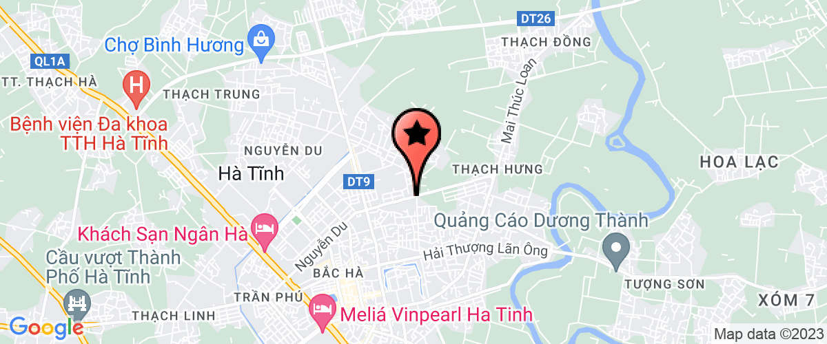 Map go to co phan dau tu va xay dung Hop Thanh Company