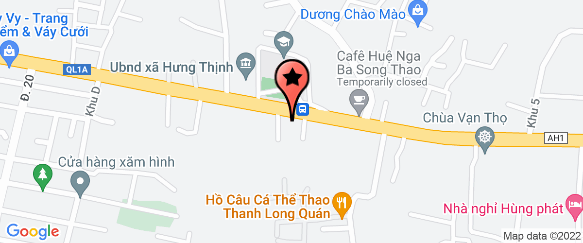 Map go to Ton An Anh Quang Steel Company Limited