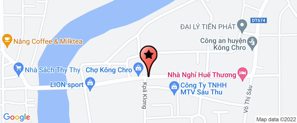 Map go to Phong Tai nguyen Moi truong Kong Chro District