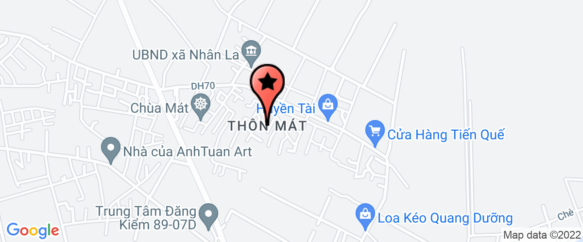Map go to Nhan La Secondary School