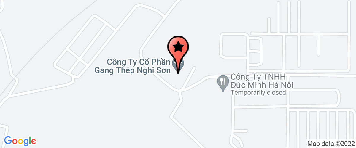 Map go to Nghi Son Iron and Steel Corporation