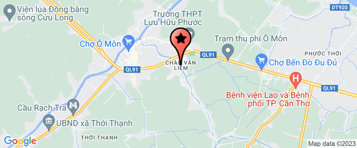 Bản đồ đến Phòng Tư Pháp Quận Ô Môn