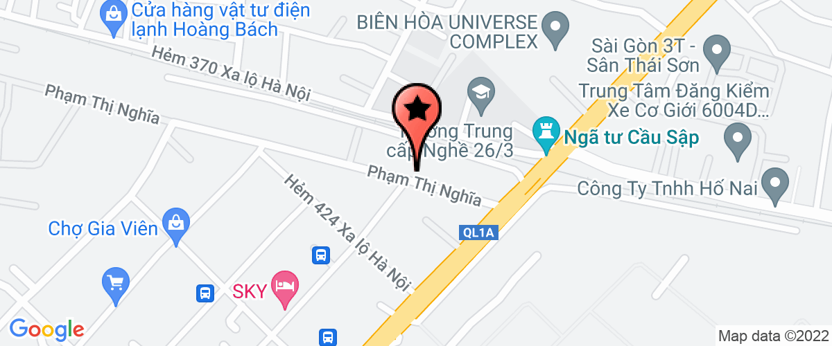 Map go to Thien Long Entertainment Sport Service Trading Company Limited