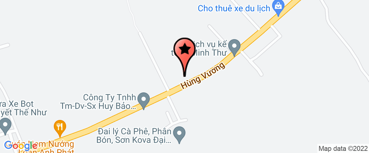 Map go to Ton Di Linh Steel Company Limited