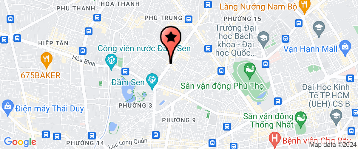 Bản đồ đến Cty TNHH Thương Mại Kim Long Thành