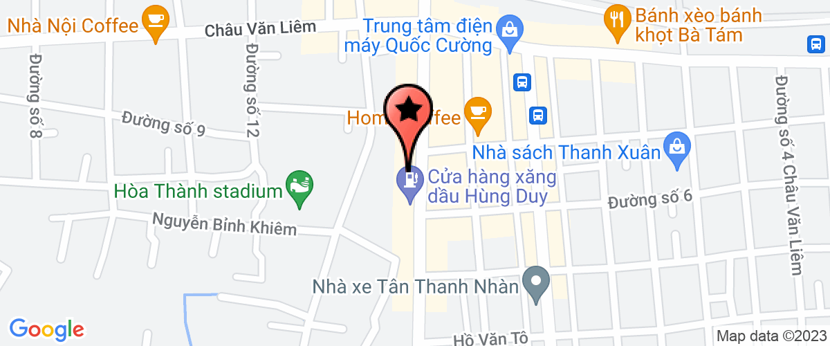 Map go to Quang cao Dich vu TM Quoc Duy Company Limited
