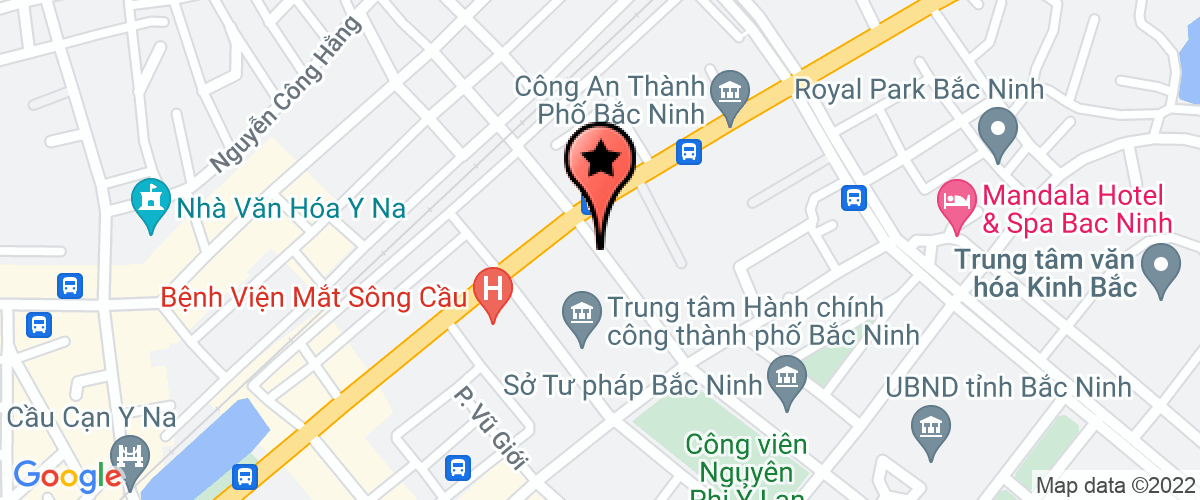 Map go to Thanh tra Bac Ninh Province