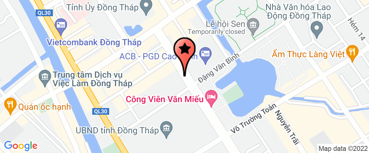 Map go to Toan Tam Private Enterprise