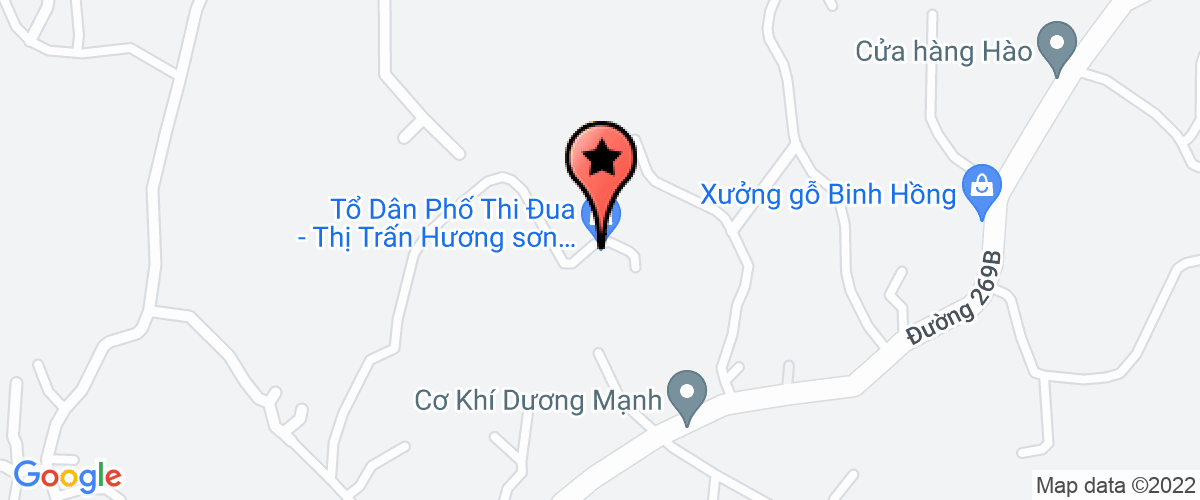 Map go to xay dung Hang Hai Dang Company Limited