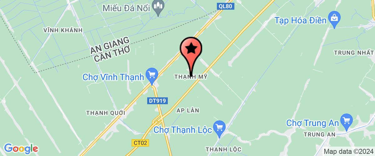 Map go to Thanh My Secondary School