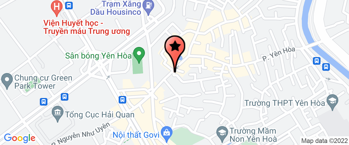 Map go to Hanoi K&n Export, Import and Trading Company Limited