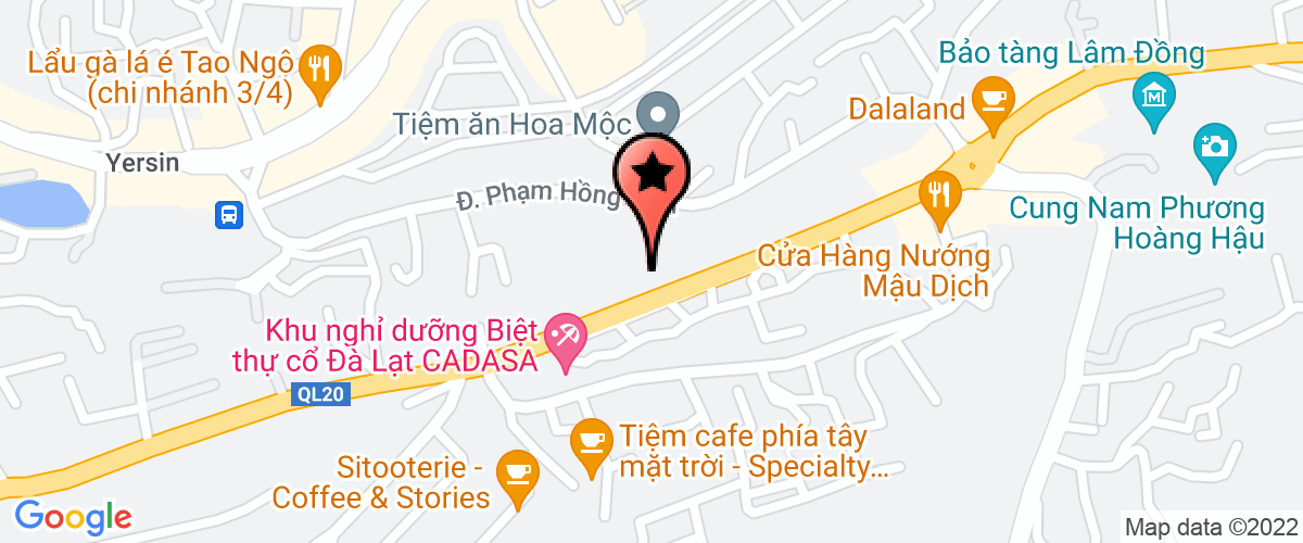 Map go to Dl Nam Phương Joint Stock Company