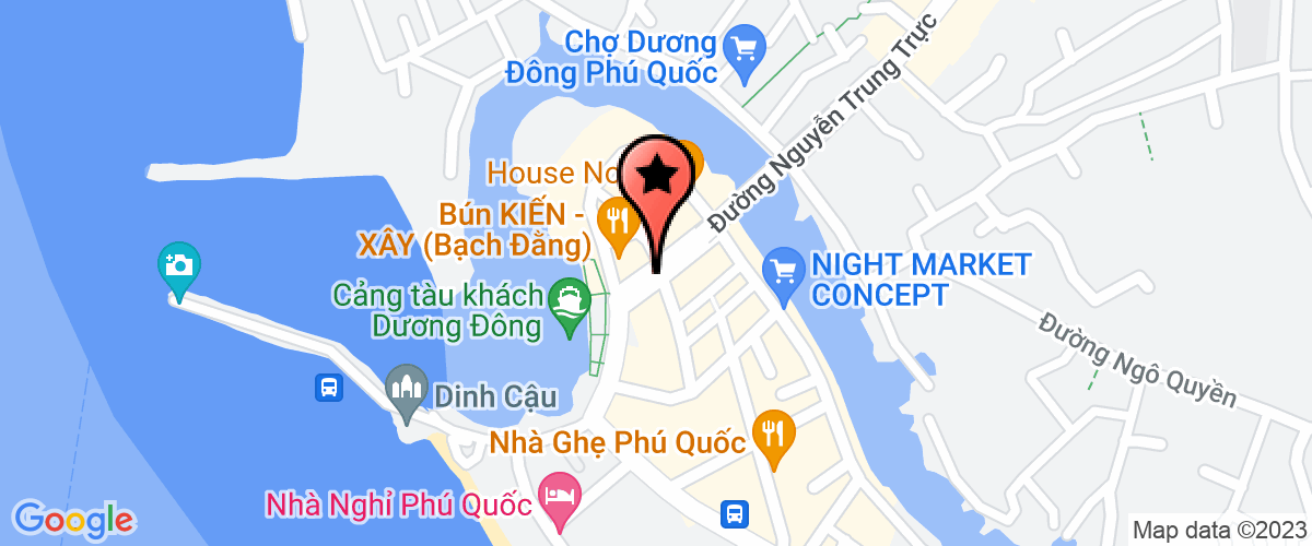 Bản đồ đến Công Ty TNHH Một Thành Viên Dịch Vụ Và Du Lịch Song Hương Phú Quốc