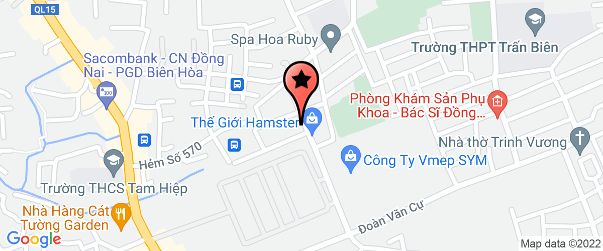 Map go to Long Duc Business Service Company Limited