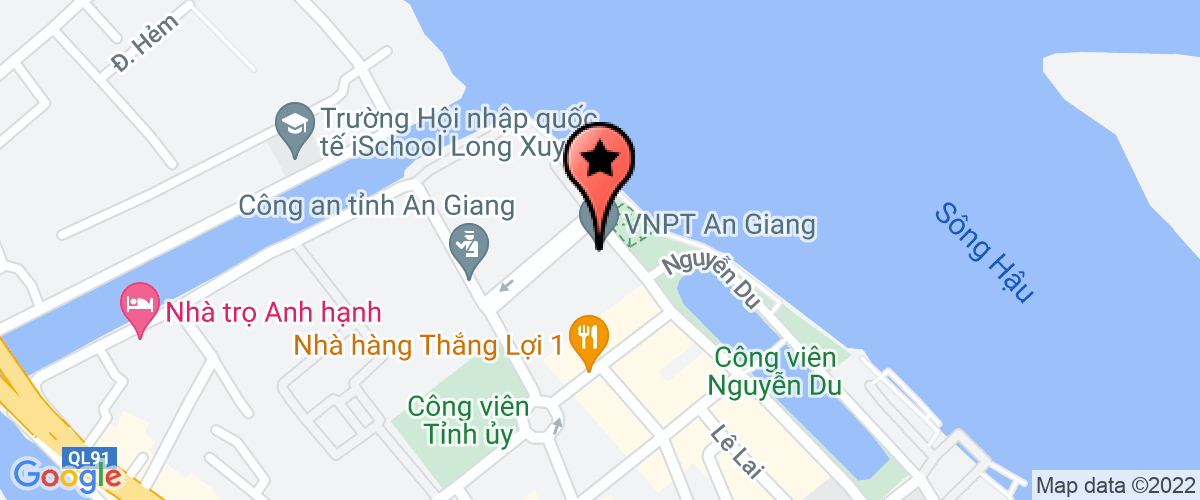 Map go to Benh Vien Da khoa An Giang Center