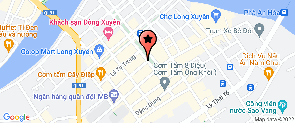 Map go to Loc Phat Long Xuyen Company Limited