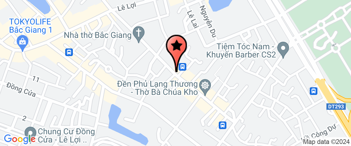 Map go to Trung Viet Bac Giang Travel And Trading Joint Stock Company