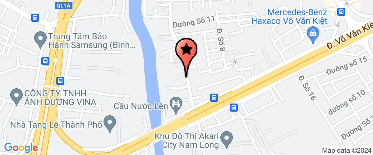 Map go to Nguyen Vo Jewelry Company Limited