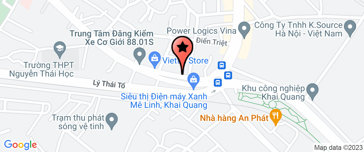 Map go to Binh Minh Investment Joint Stock Company