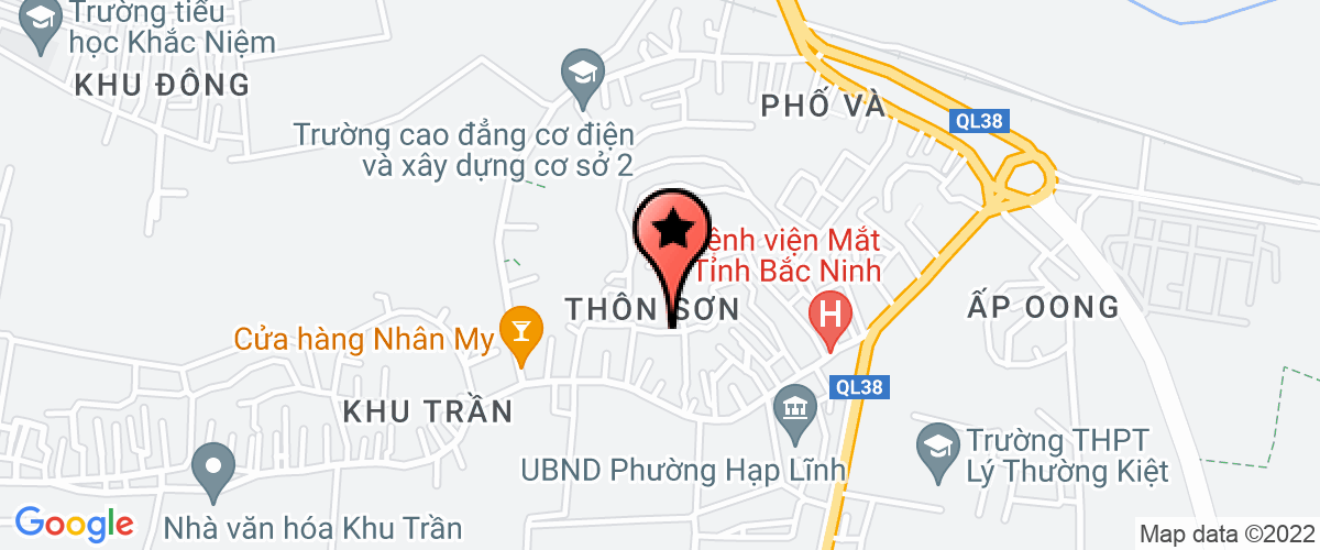 Map go to Khac Niem Agricultural Trading And Service Joint Stock Company