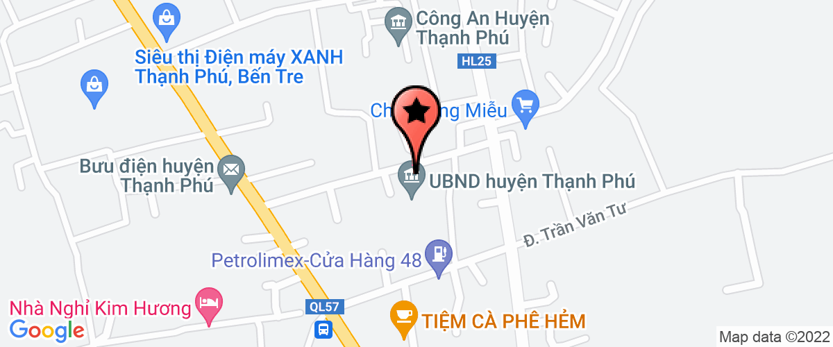 Bản đồ đến Phòng Nội vụ huyện Thạnh Phú