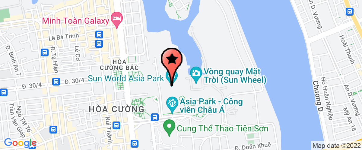 Map go to Da Nang City Cultural Center