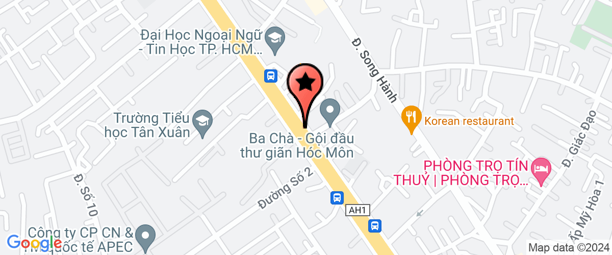 Map go to DNTN  Nhu Nhat Han Service Trading Production