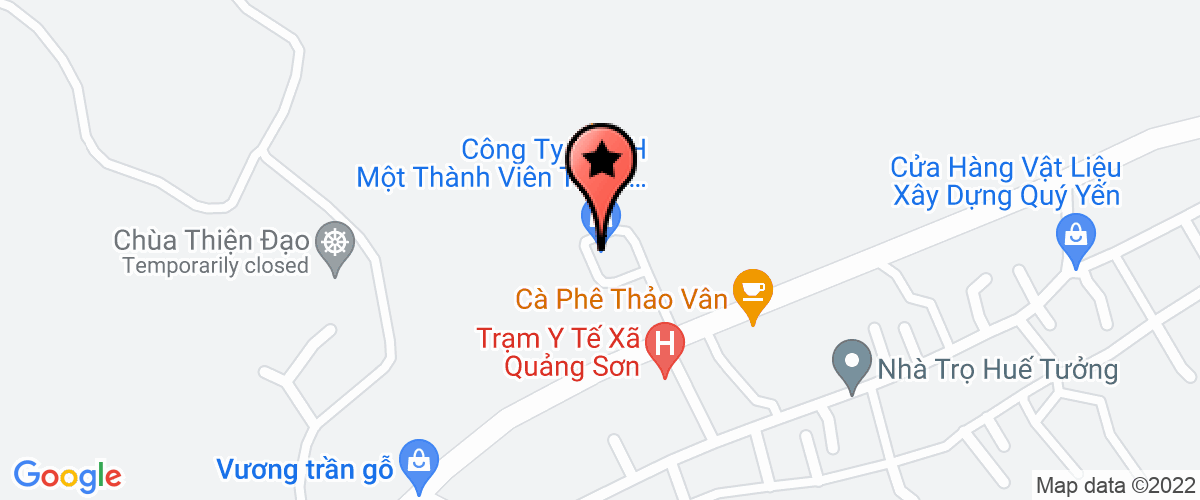 Map go to Thuy Dung Petroleum Private Enterprise