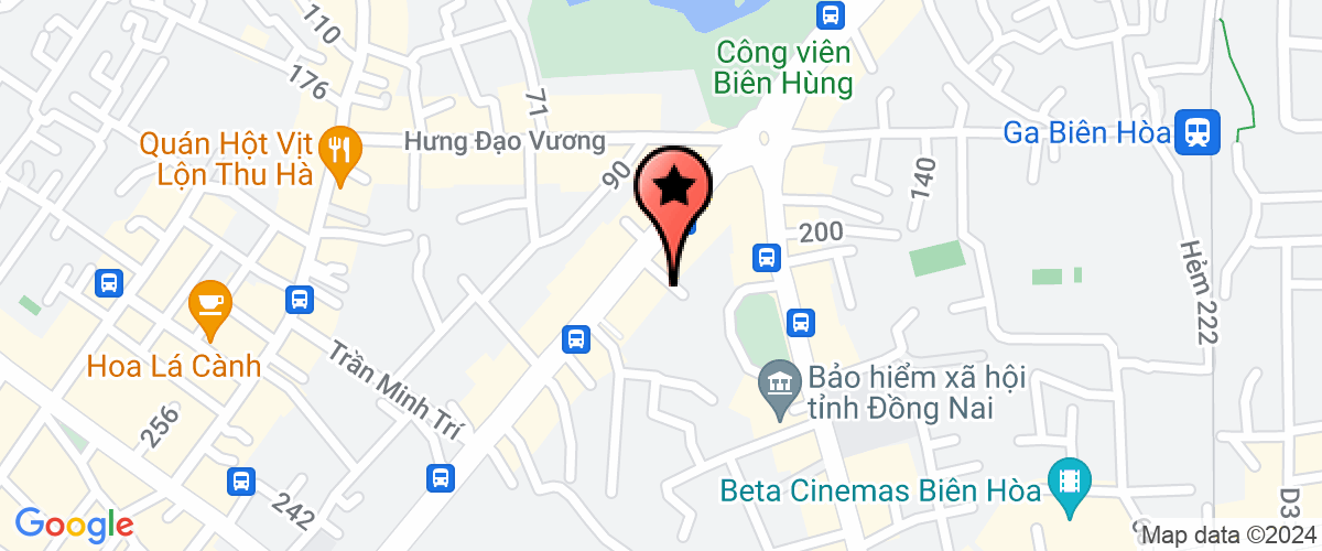 Map go to Long Hai Hai Bon G Profession Security Service Company Limited