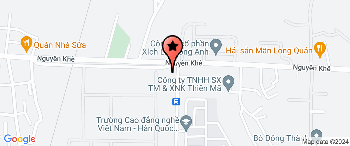 Map go to Detex VietNam Development And Investment Joint Stock Company