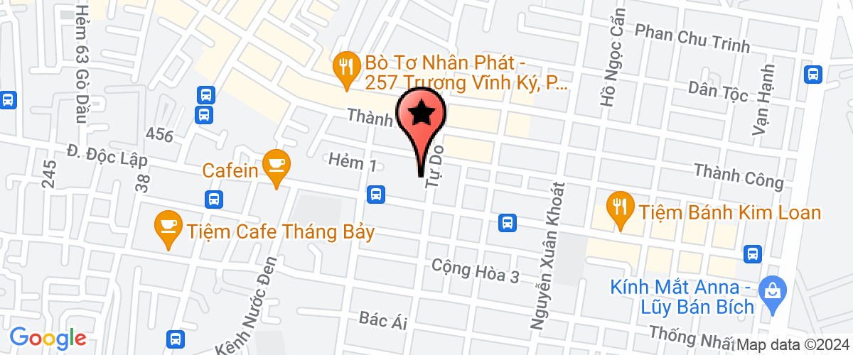 Bản đồ đến Công Ty TNHH Một Thành Viên Thời Trang Tóc Việt