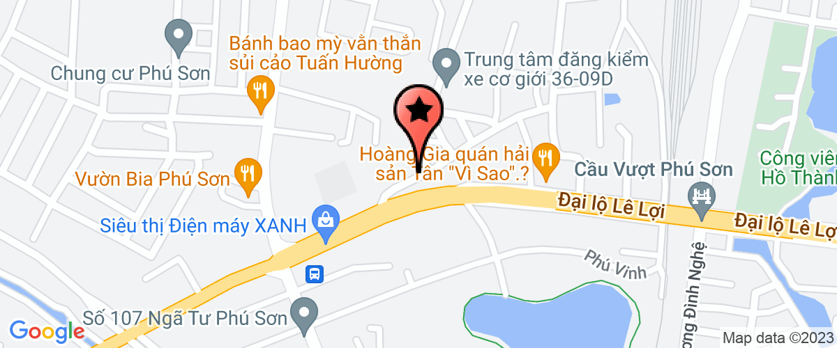 Map go to Thien Ha Construction Consultant Joint Stock Company